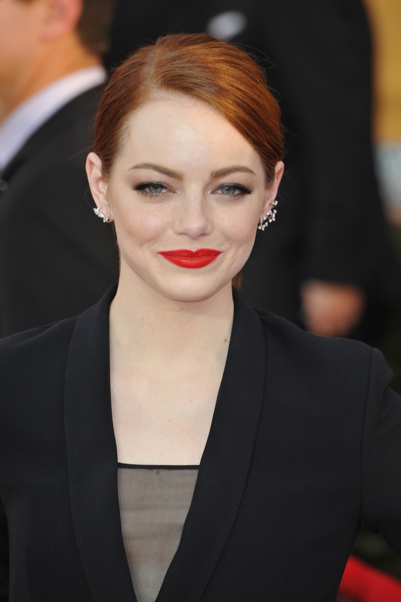 Emma Stone Hair Ponytail 2015