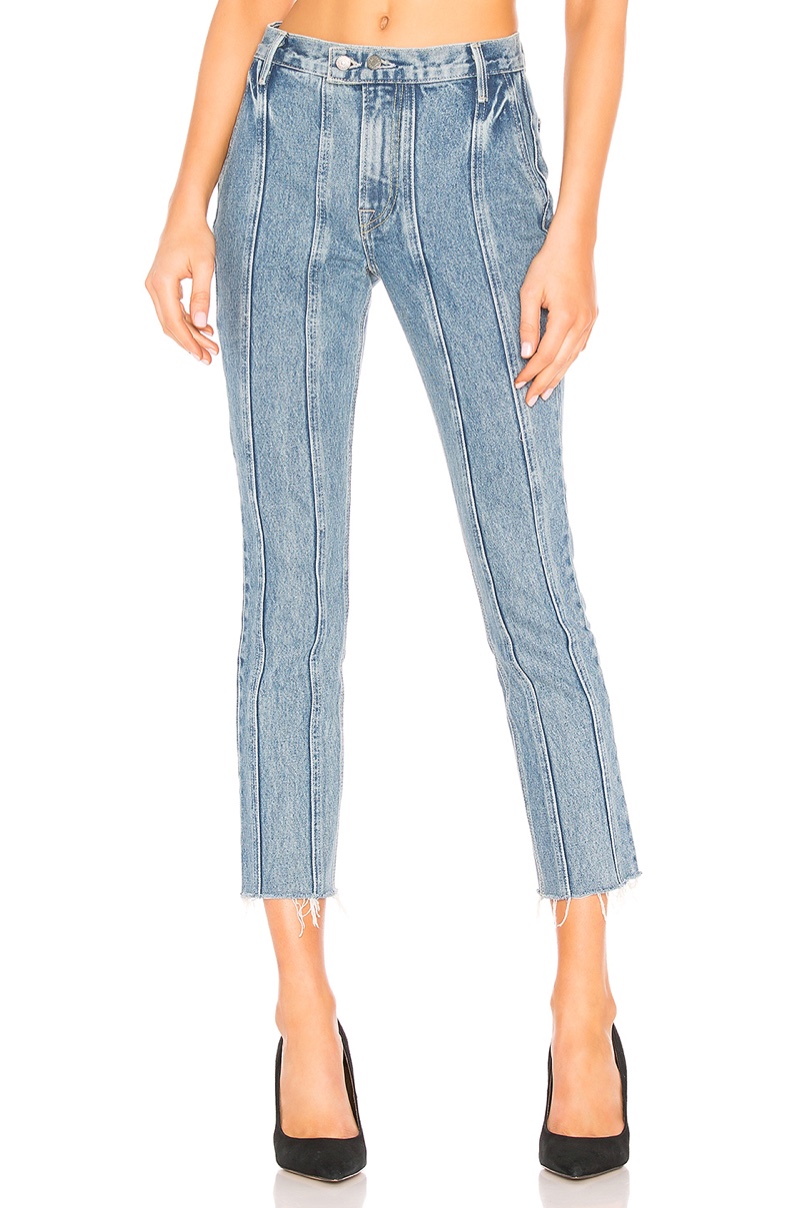 GRLFRND Monroe High-Rise Crop Cigarette Jean $248