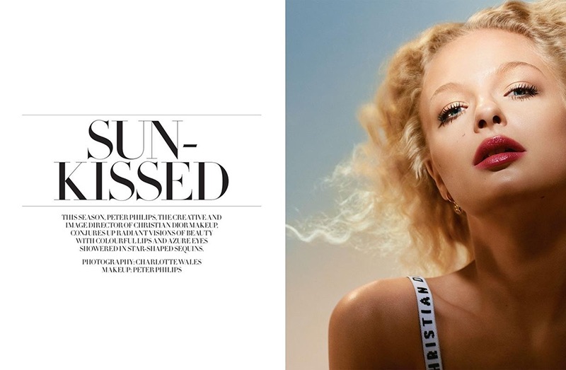 Frederikke Sofie stars in Dior Magazine's summer issue