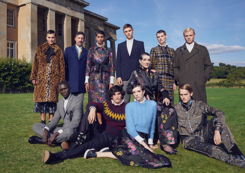 ERDEM x H&M features familial style portraits for collaboration campaign