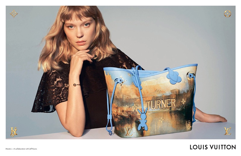 Lea Seydoux stars in Louis Vuitton x Jeff Koons campaign