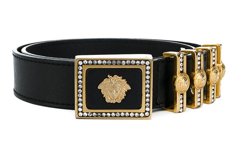 Versace Vintage Medusa Buckle Belt $1,562