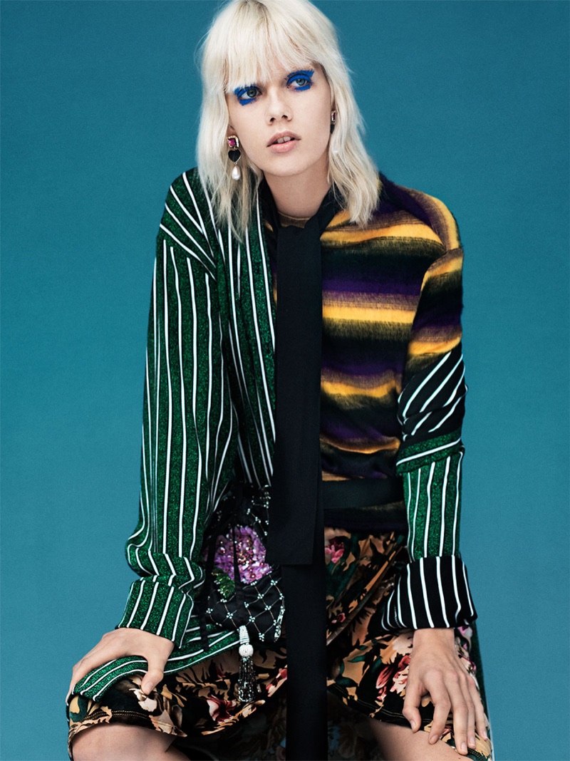 Zara TRF embraces striped for 'Lights Galore' lookbook