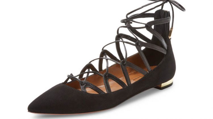 Aquazzura Maya Leather Flat $289 (previously $750)