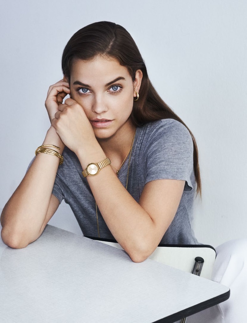 Keeping it casual, Barbara Palvin stars in Pilgrim Jewellery spring-summer 2018 campaign