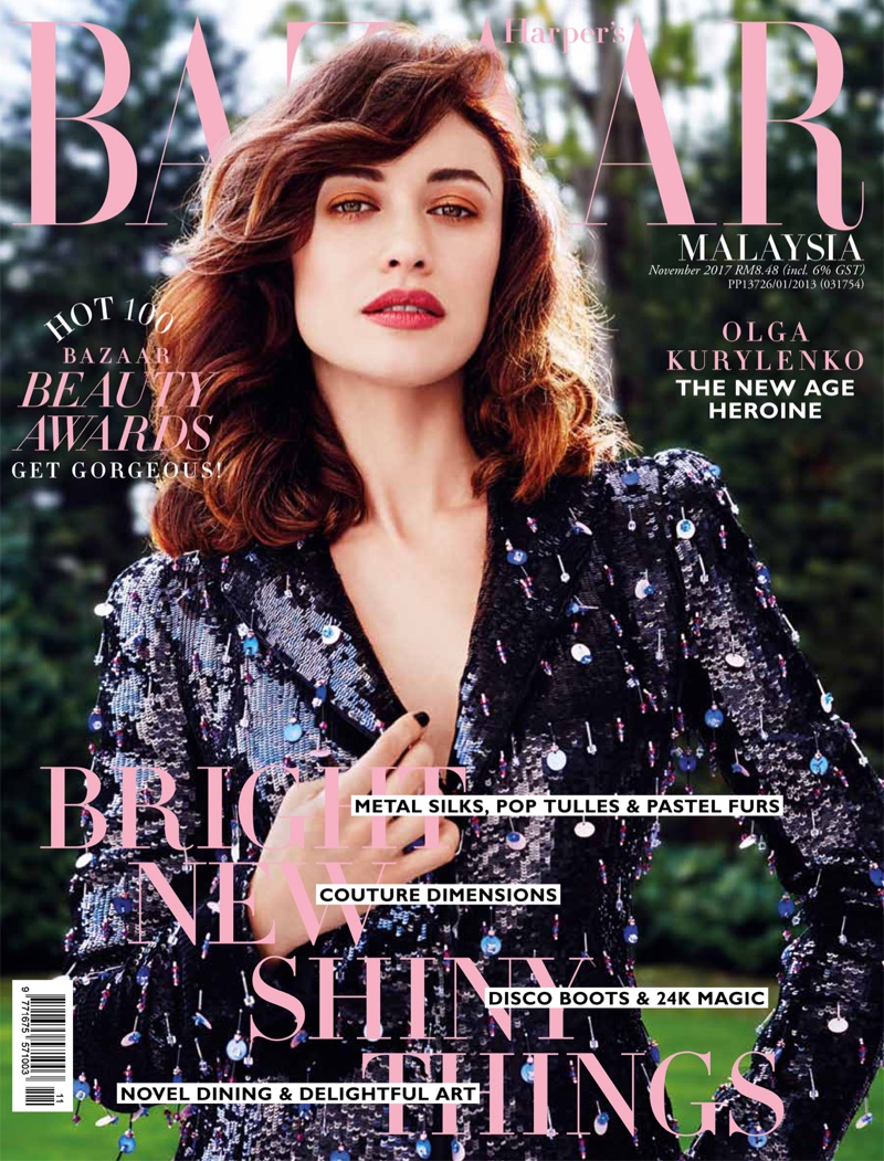 Olga Kurylenko on Harper's Bazaar Malaysia November 2017 Cover