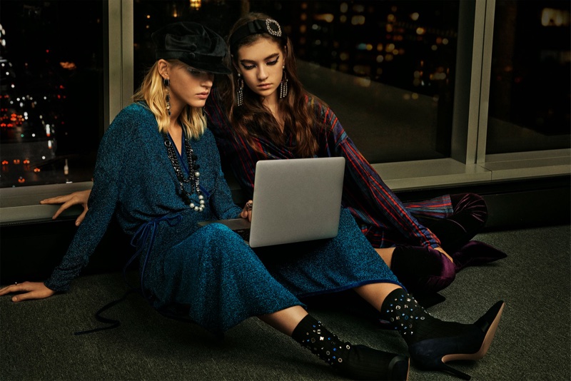 Line Kjaergaard and Ratner front Zara TRF's 'Into the Night' lookbook