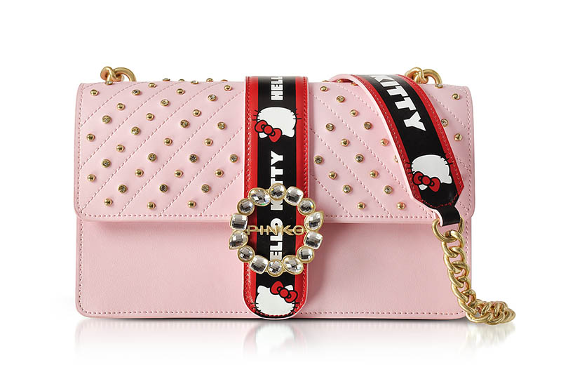 PINKO x Hello Kitty Jewel Eco Leather Shoulder Bag $489