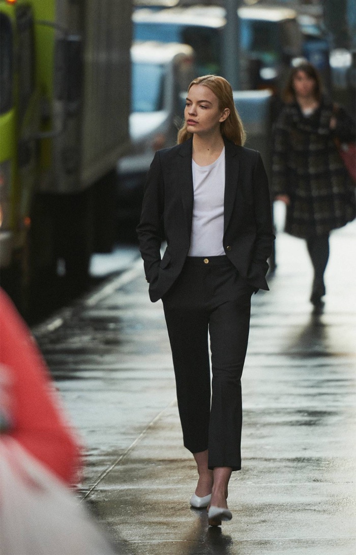 Club Monaco Borrem Blazer, Leary Tee, Borrem Pant and Loalla Pump