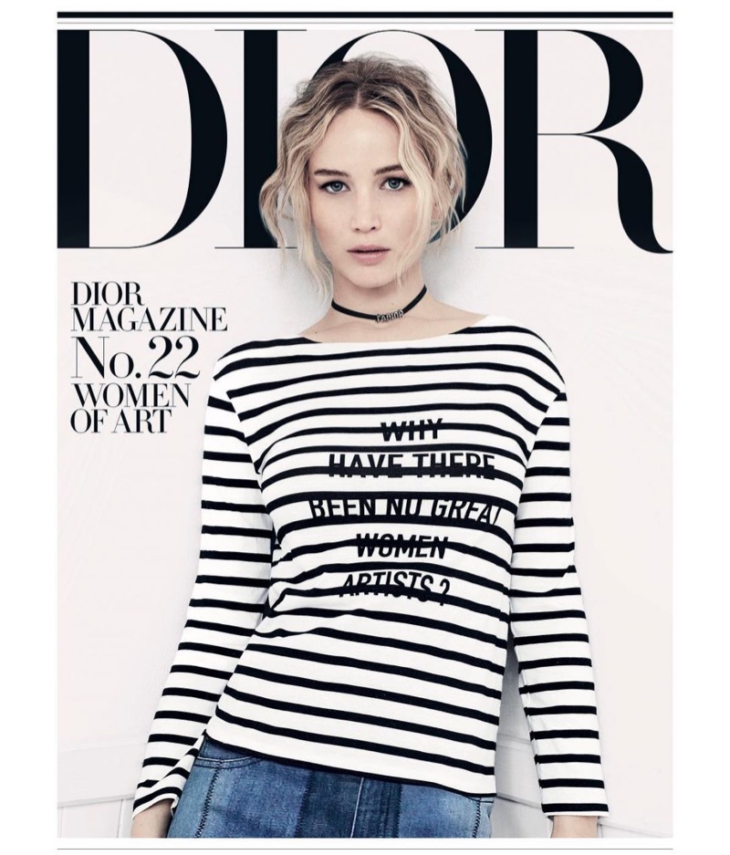 Jennifer Lawrence on Dior Magazine No. 22 Spring 2018 Cover