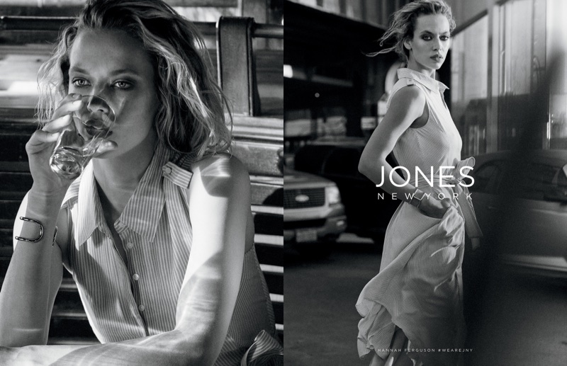 Hannah Ferguson appears in Jones New York's spring-summer 2018 campaign