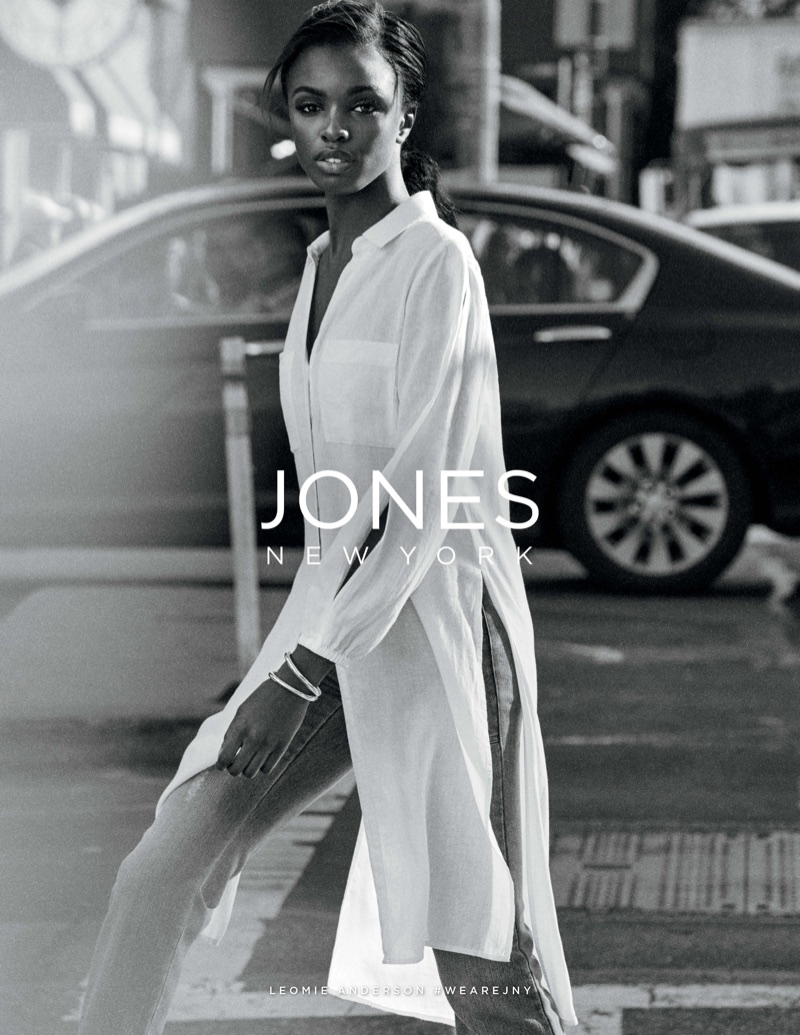 Leomie Anderson stars in Jones New York's spring-summer 2018 campaign