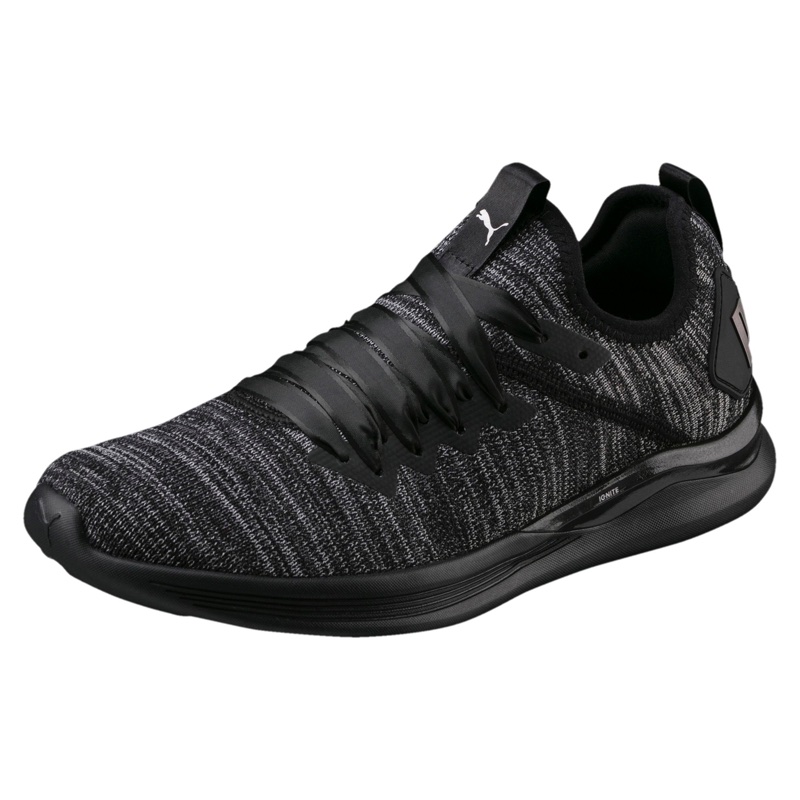 PUMA Flash Ignite evoKNIT Sneaker in Black $80