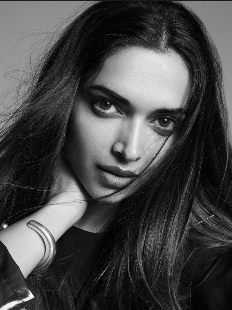 Ready for her closeup, Deepika Padukone wears her hair in sleek wave