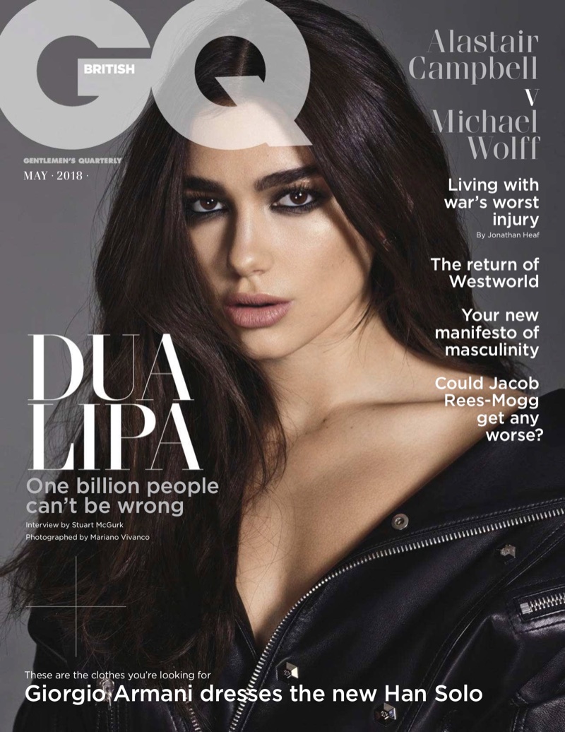 Dua Lipa on GQ UK May 2018 Cover