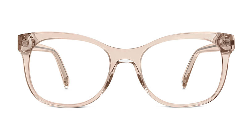 Warby Parker Lucy Glasses in Elderflower Crystal $95