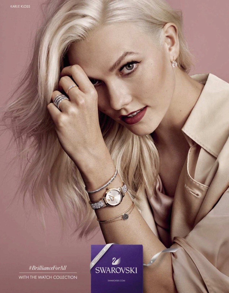 Swarovski taps Karlie Kloss for its Watch campaign