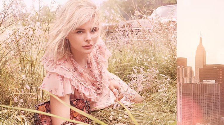 Chloe Grace Moretz stars in Coach Floral fragrance campaign