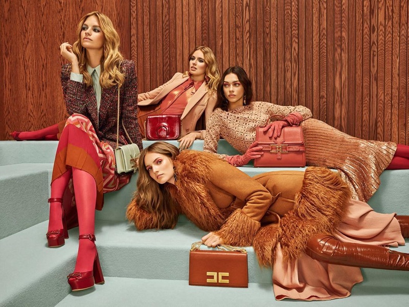 An image from Elisabetta Franchi fall 2018 advertising campaign