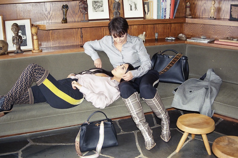 Kris Jenner and Kim Kardashian front Fendi #MeandMyPeekaboo campaign