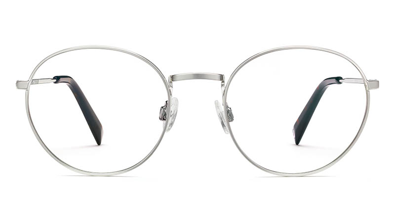 Warby Parker Simon Glasses in Antique Silver $145