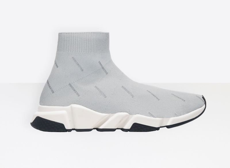 Balenciaga Speed Sneakers in Grey $795