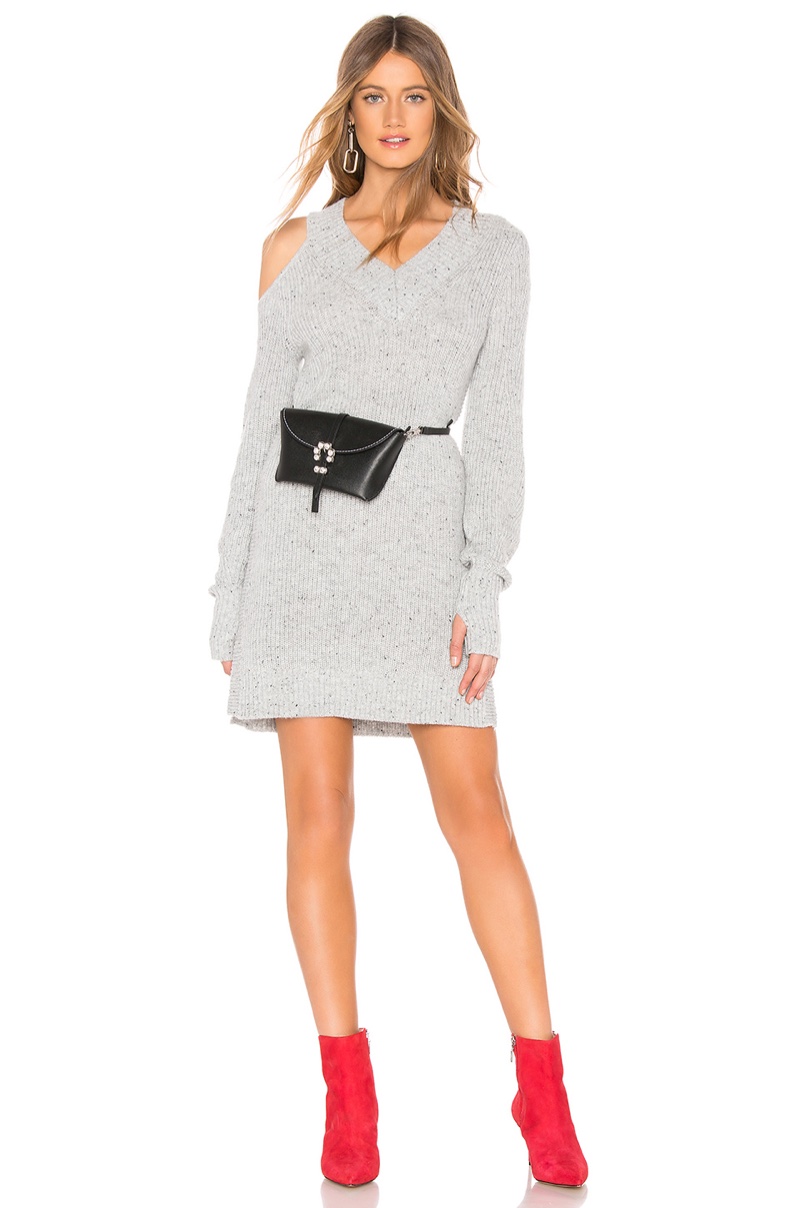 Marled x Olivia Culpo Cut Out Sweater Dress $138