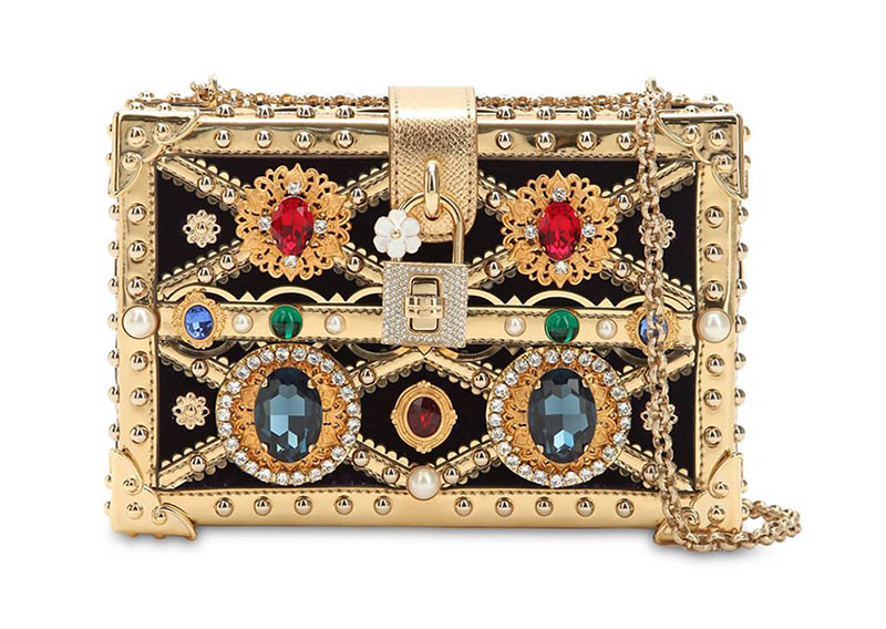 Dolce & Gabbana Dolce Box Jeweled Clutch $3,636 (previously $5,195)