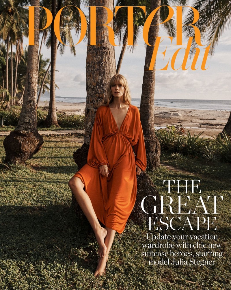 Julia Stegner on PORTER Edit December 21st, 2018 Cover