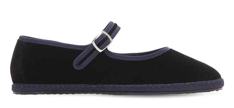 Vibi Venezia Mary Jane Velvet Espadrilles $109