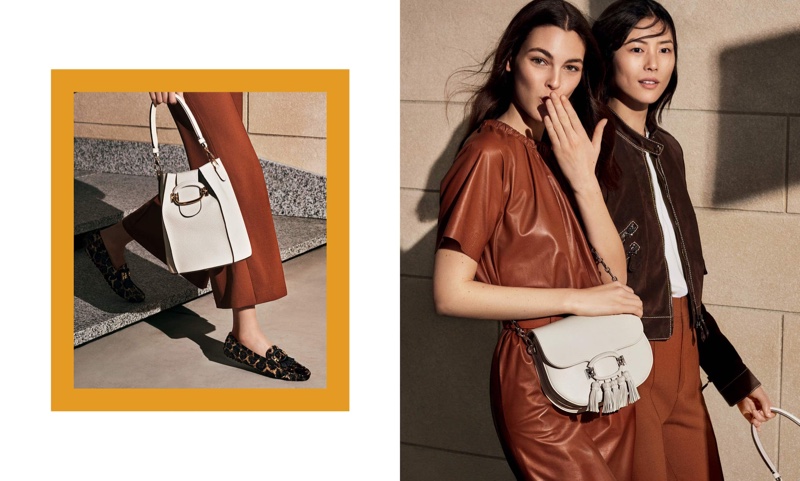 Vittoria Ceretti and Liu Wen star in Tod's spring-summer 2019 campaign