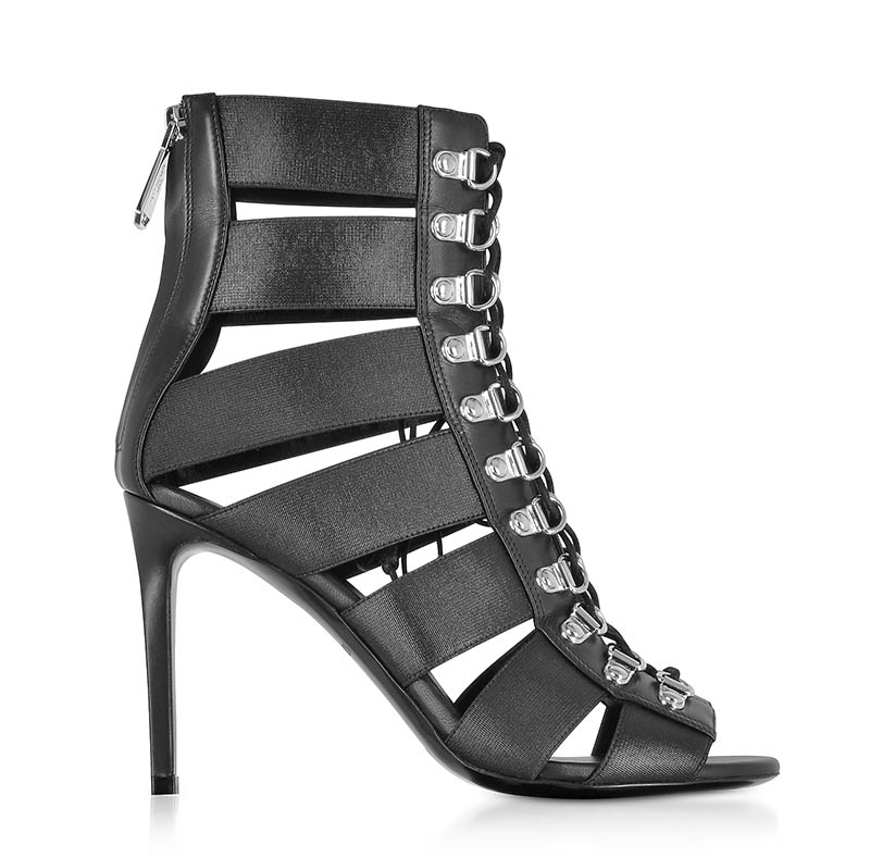 Balmain Black Lace Up Boots $707 (previously $1,414)