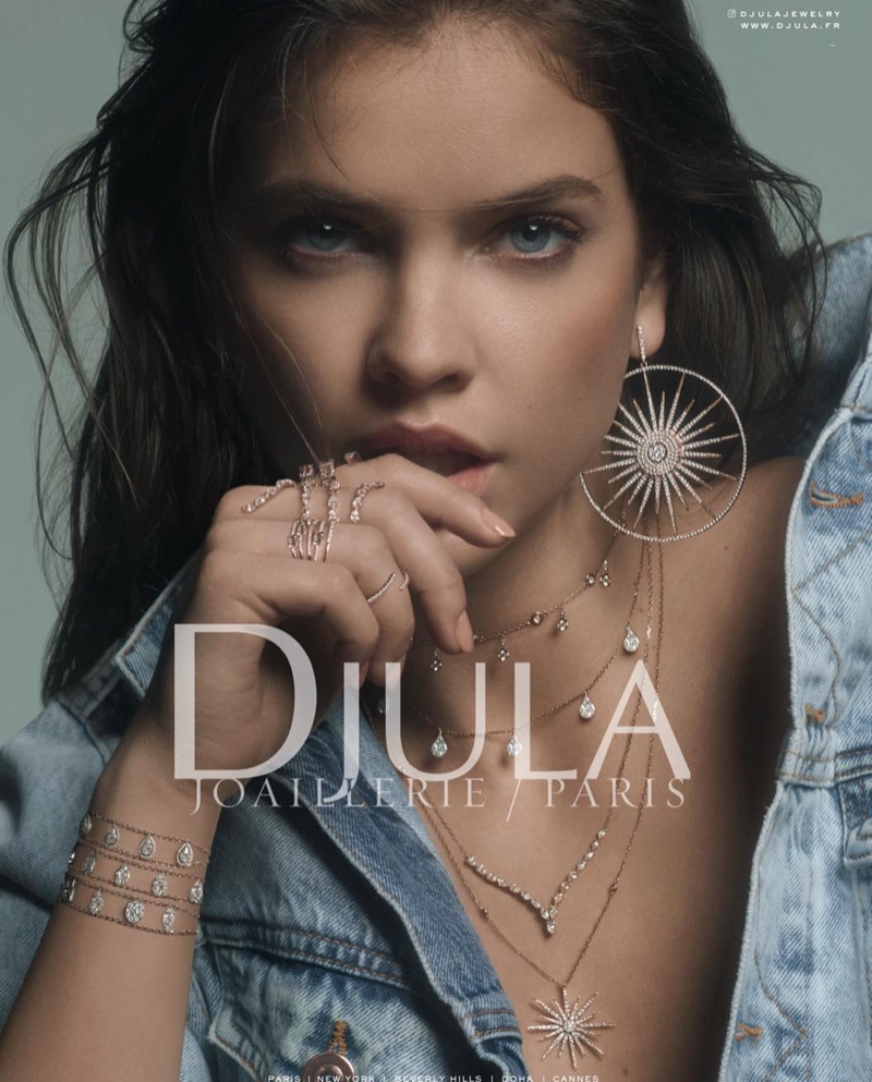 Model Barbara Palvin fronts Djula jewelry 2019 campaign