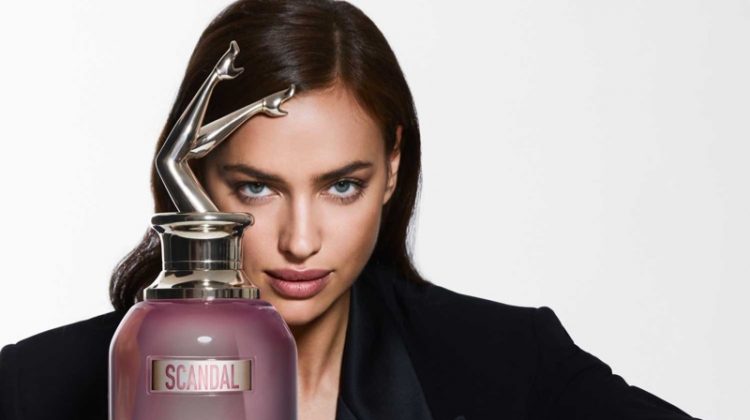 Jean Paul Gaultier enlists Irina Shayk for its Scandal a Paris fragrance campaign