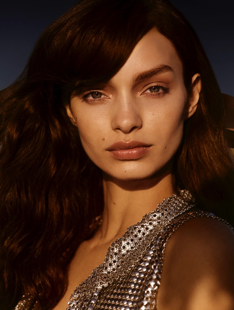 Luma Grothe stuns in Paco Rabanne fragrance shot