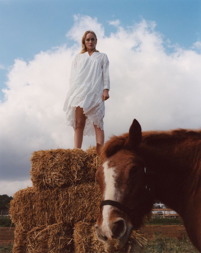 Zara features white outfits in Chasing the Light spring-summer 2019 lookbook