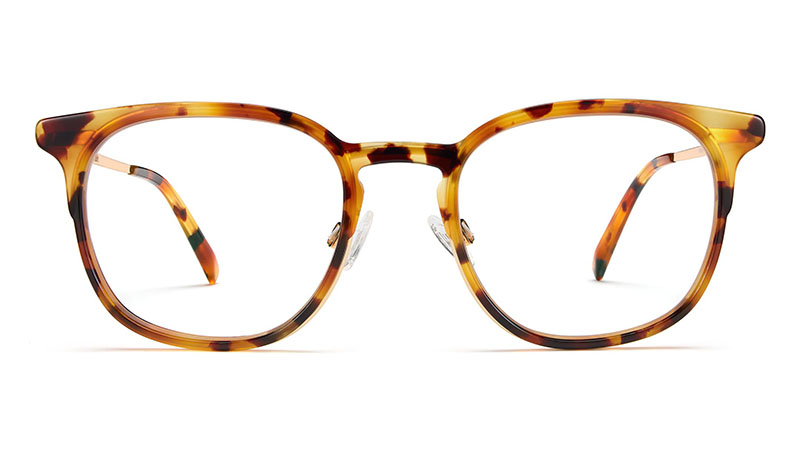 Warby Parker Jenkins Glasses in Canyon Tortoise with Gold $145