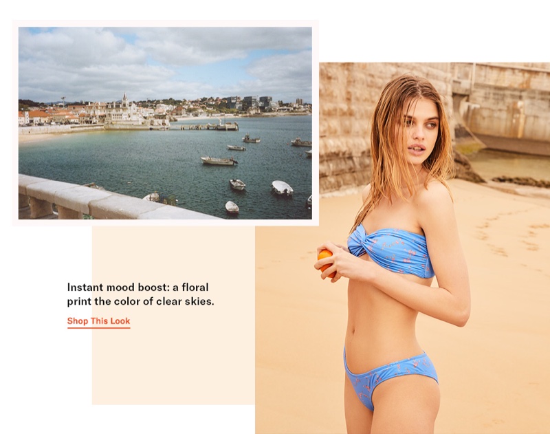 Caroline Constas Twist Bikini Top $165 and Kali Bikini Bottoms $125