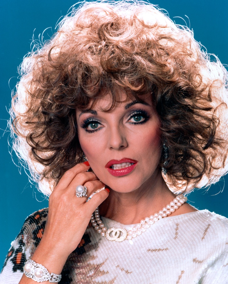 Joan Collins 1985 Winged Eyeliner