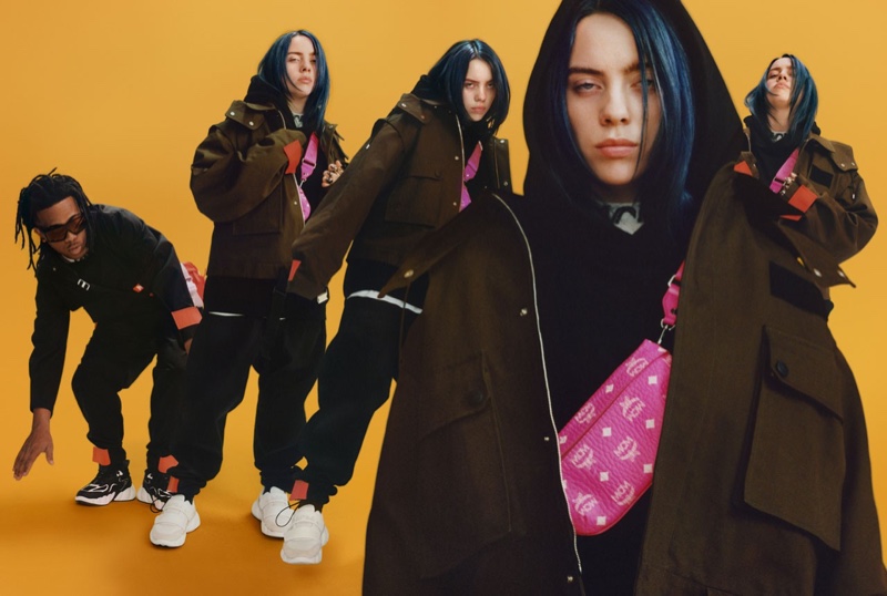 Billie Eilish wears her signature baggy style for MCM fall-winter 2019 campaign