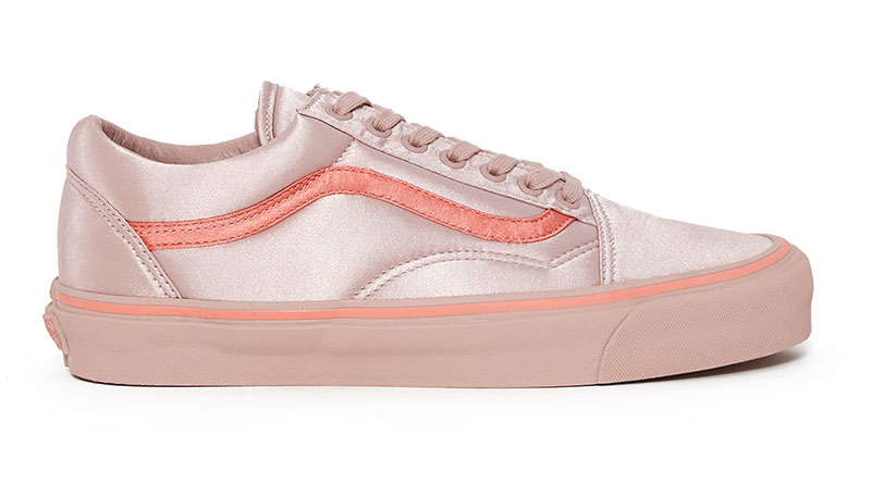 Vans x OC Satin Old Skool Sneaker in Pale Mauve $100