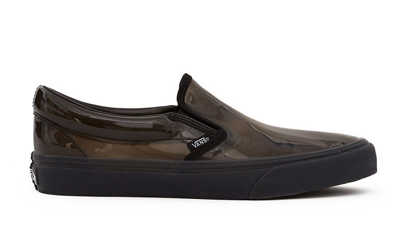 Vans x OC Transparent Classic Slip-On Sneaker in Black $70