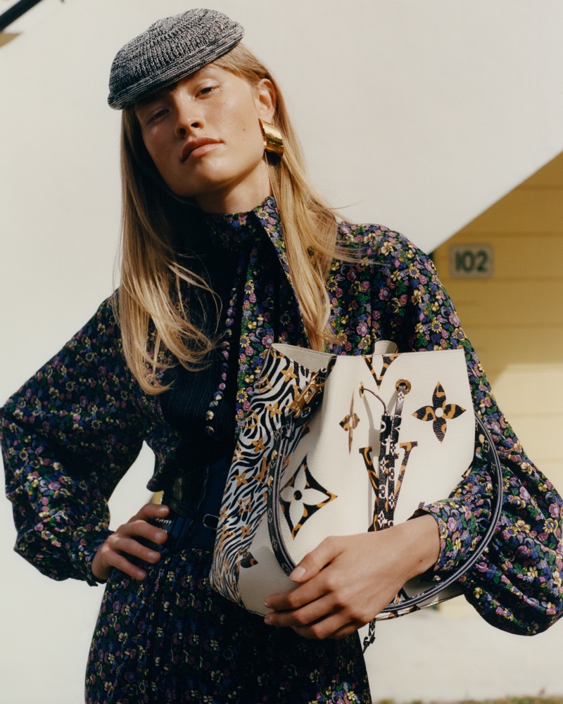 Klara Kristin fronts Louis Vuitton Monogram Jungle campaign