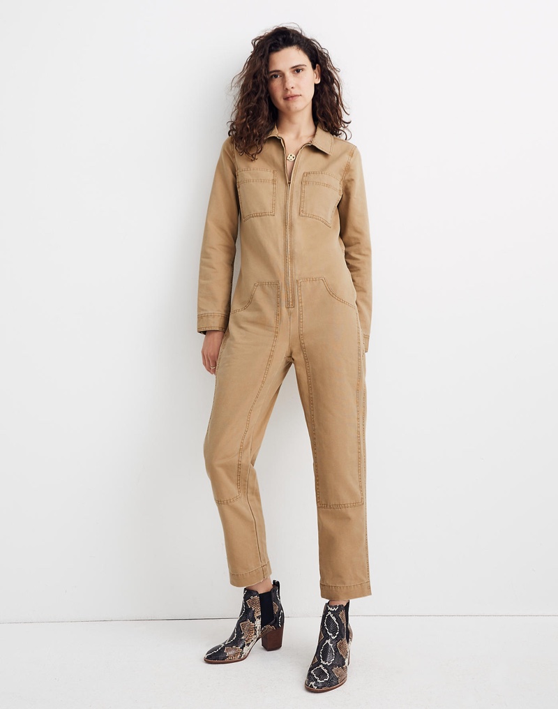 Madewell x Dickies Zip Coverall Jumpsuit in Autumn Meadow $175