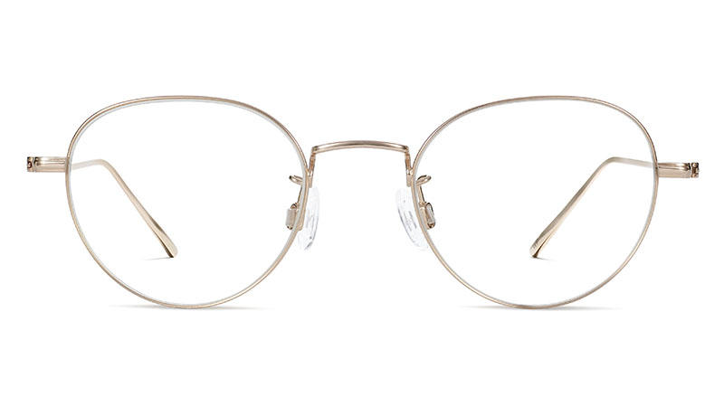 Warby Parker Marston Glasses in Polished Gold $195