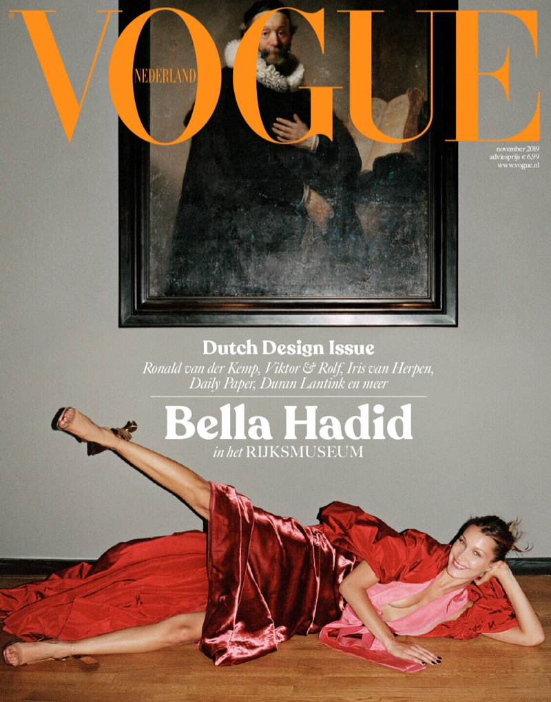 Bella Hadid on Vogue Netherlands November 2019 Cover