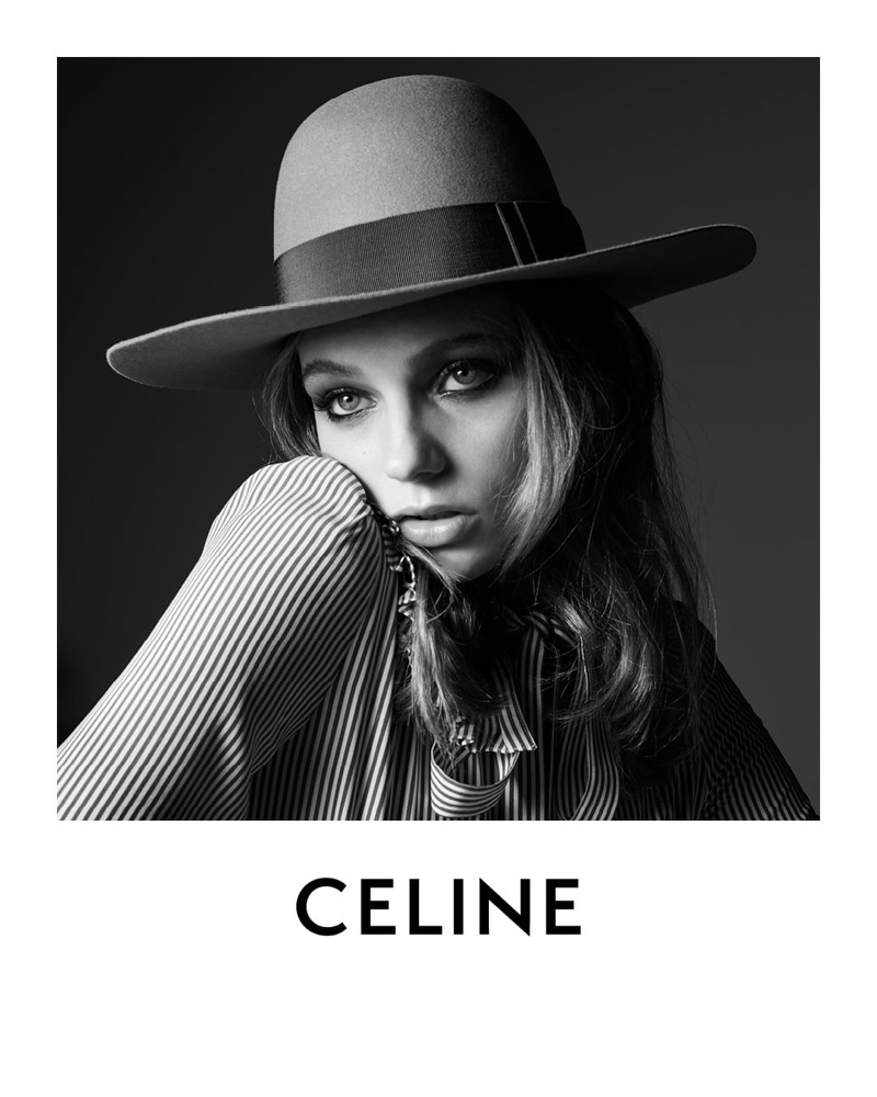 Hedi Slimane photographs Fran Summers for Celine spring-summer 2019 collection