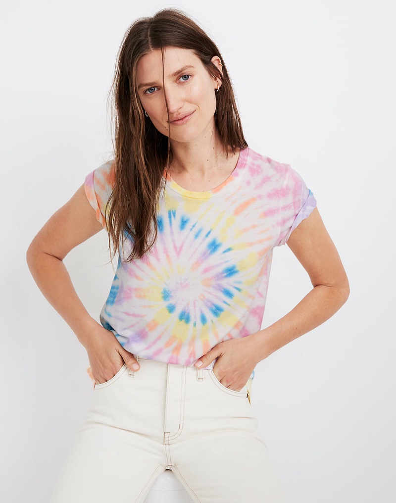 Madewell Rivet & Thread Tie-Dye Vintage Shrunken Tee $55