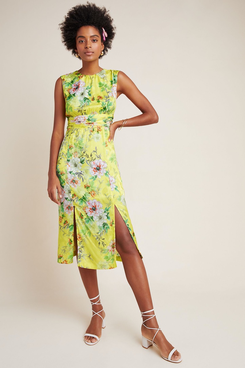 Anthropologie Sparrow Silky Midi Dress $238