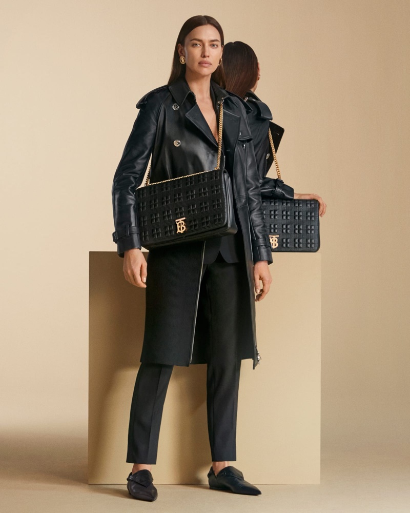 Irina Shayk stars in Burberry pre-fall 2020 campaign.